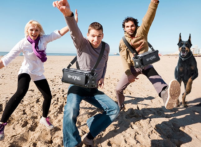 W-King D8 Portable Bluetooth Speaker 50W 3.7V 10400mAh / 7.2V 5200mAh