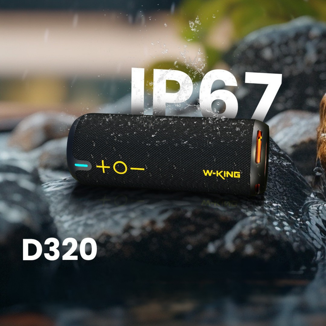 W-King D320 Portable Bluetooth Speaker 40W - 5.3V